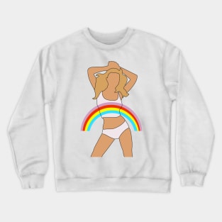 Mariah Carey Rainbow album art Crewneck Sweatshirt